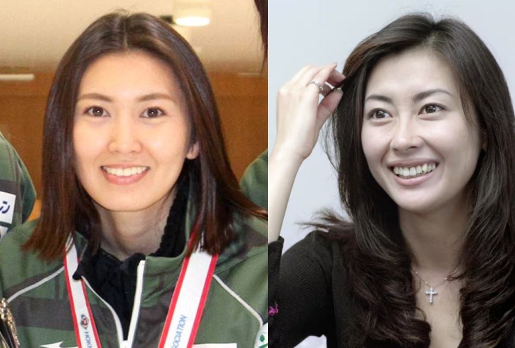 吉村紗也香と中山美穂の比較画像１